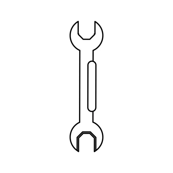 Izolovaný klíč design — Stockový vektor