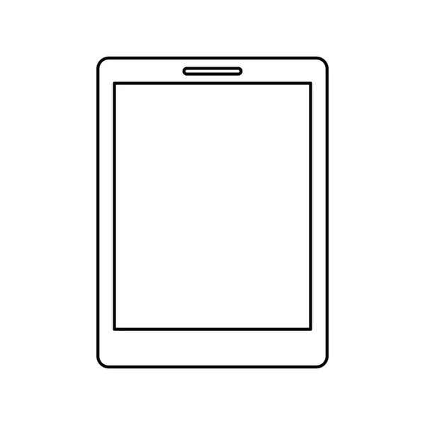 Geïsoleerde tablet apparaat ontwerp — Stockvector