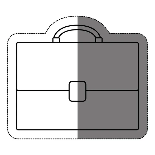 Conception de valise isolée — Image vectorielle