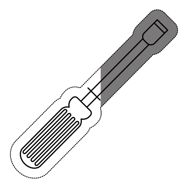 Isolated screwdriver design — Stock Vector