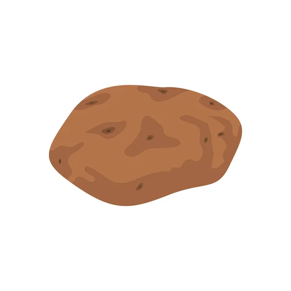 孤立的马铃薯设计 — 图库矢量图片