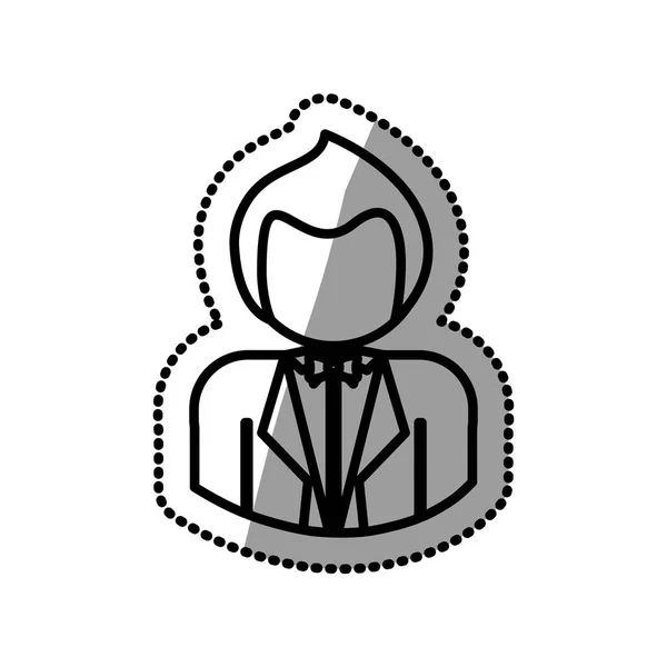 Geïsoleerde avatar man ontwerp — Stockvector