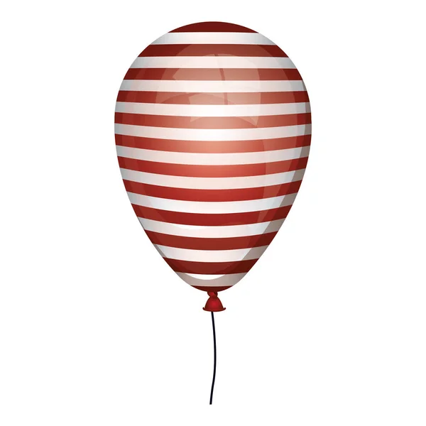 Conception isolée de ballon USA — Image vectorielle