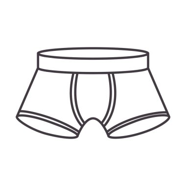 Erkekler Yüzme mayo simgesi düz