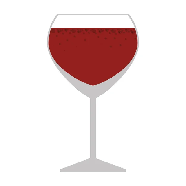Силует, барвистий з келихом вина — стоковий вектор