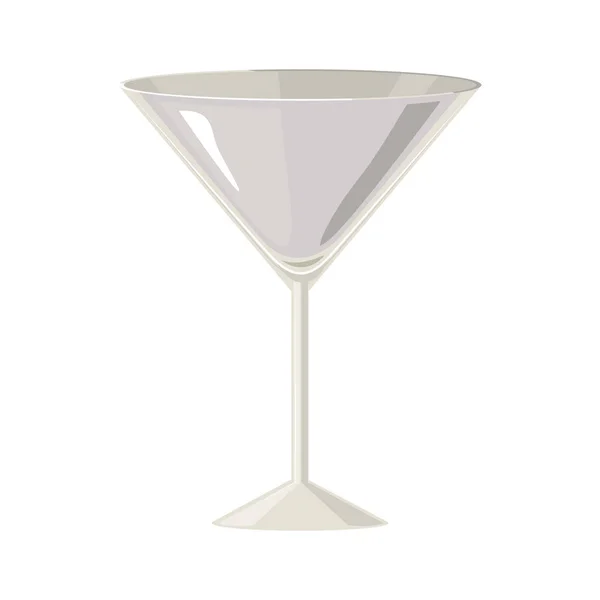 Silhouette Graustufen mit Drink-Cocktailglas — Stockvektor