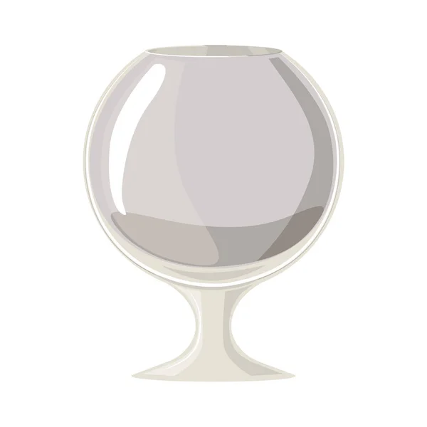 Şarap kadehi ile siluet Gri Ölçek — Stok Vektör