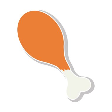 siluet renk tavuk uyluk ile