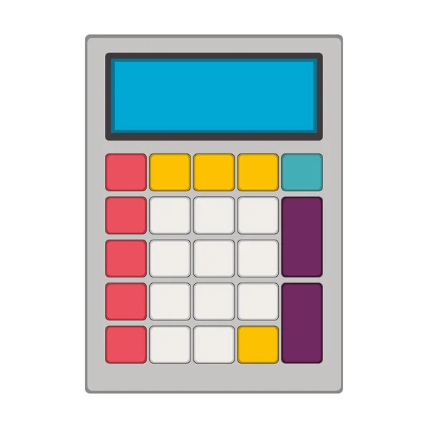 Tech avec poche calculatrice solaire — Image vectorielle