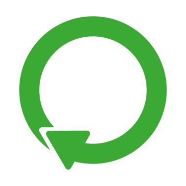 Yeşil simge yeniden yükle simgesinin