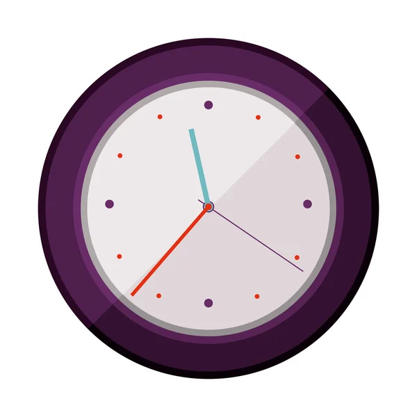 Barevné silueta hodinky času zařízení — Stockový vektor