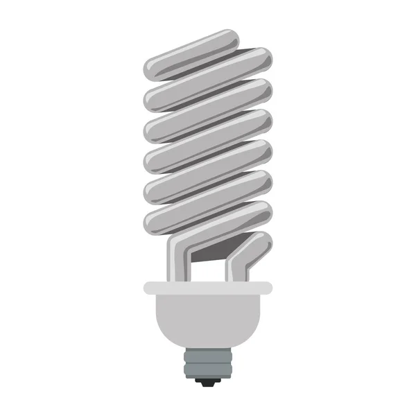 Silhouette modern light bulb off icon — Stock Vector