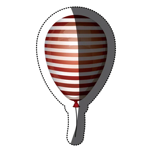 Geïsoleerde usa ballon ontwerp — Stockvector