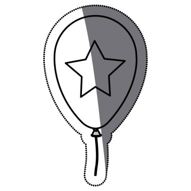 İzole parti balon tasarım