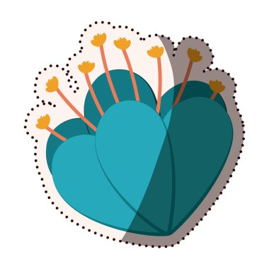 İzole çiçek dekorasyon