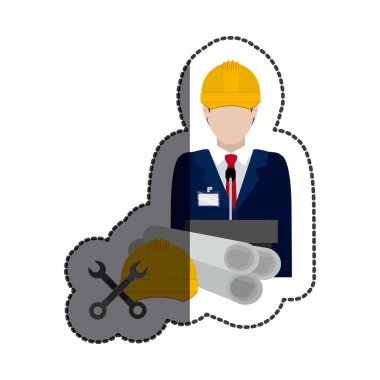 İzole mimar tasarım