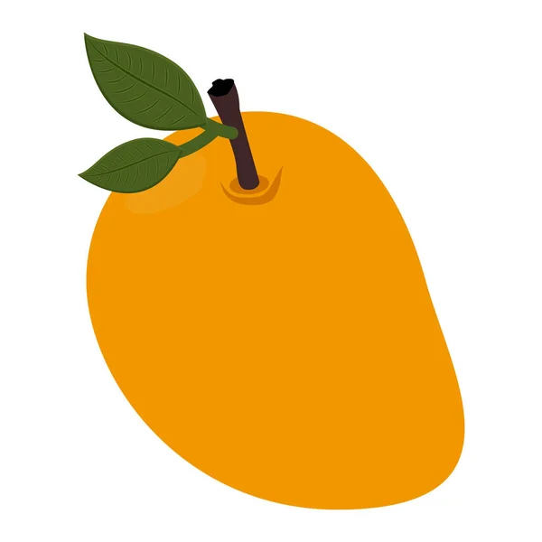 Diseño aislado de fruta de mango — Vector de stock