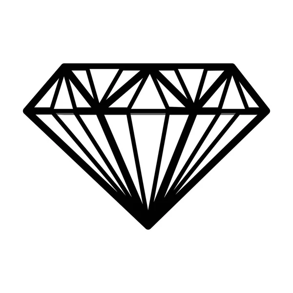 Ізольована diamond дизайн — стоковий вектор