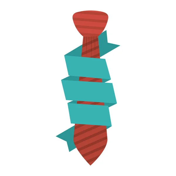 Geïsoleerde stropdas ontwerp — Stockvector