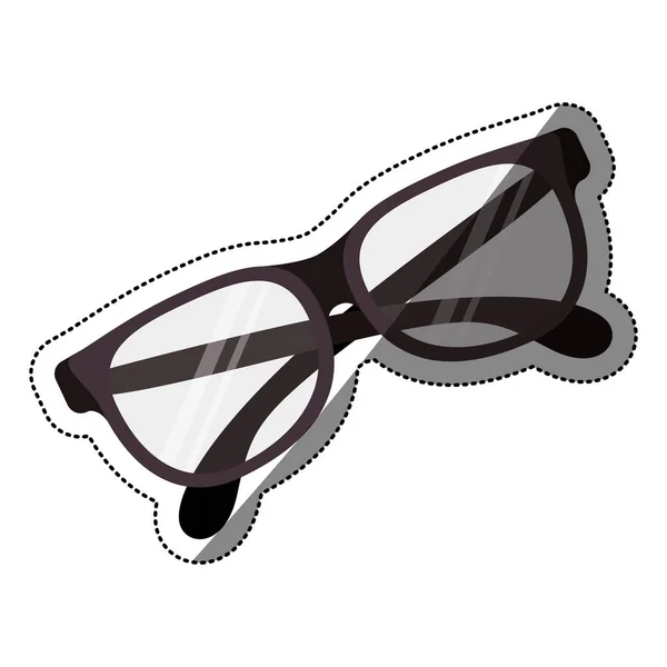 Diseño de gafas de moda aisladas — Archivo Imágenes Vectoriales