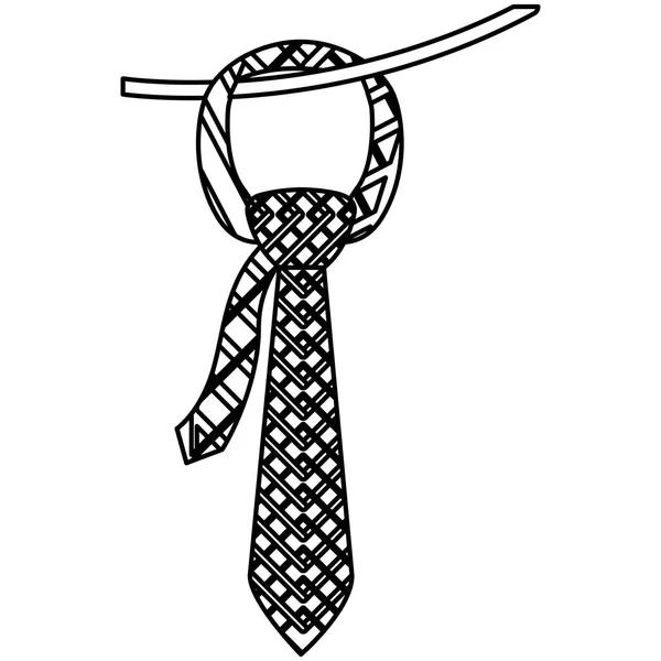 Diseño de corbata aislado — Archivo Imágenes Vectoriales