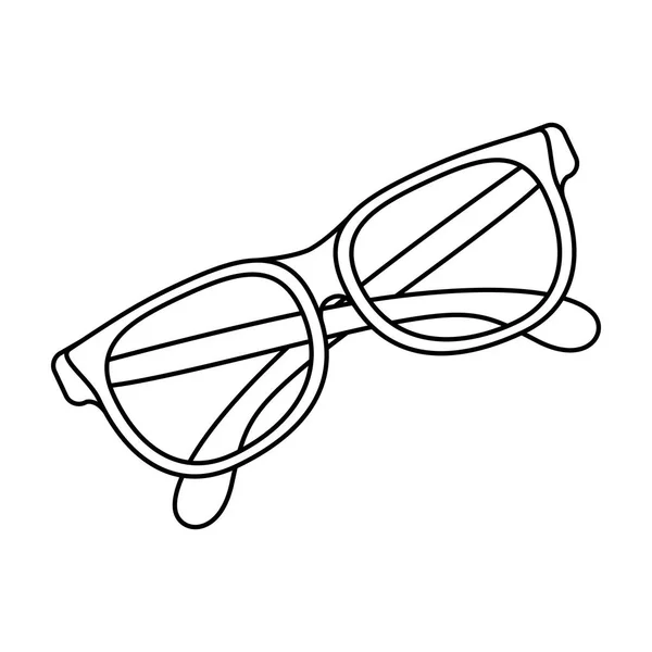 Diseño de gafas de moda aisladas — Vector de stock