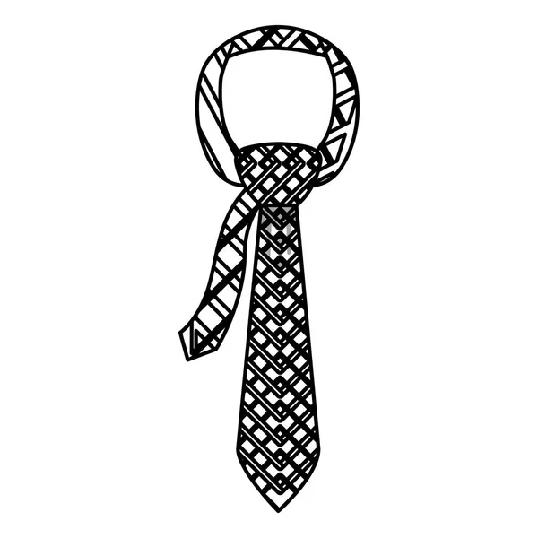 Isoliertes Krawattendesign — Stockvektor