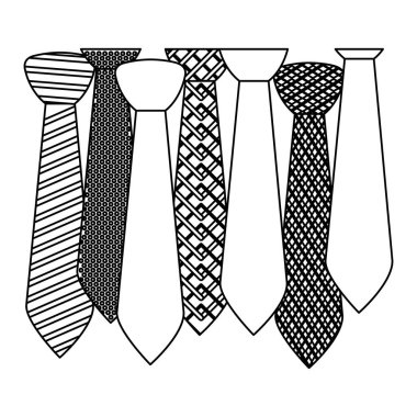 İzole kravat tasarım