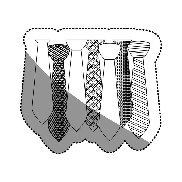 격리 된 넥타이 디자인 — 스톡 벡터