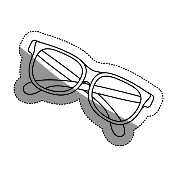 Design de óculos de moda isolados — Vetor de Stock
