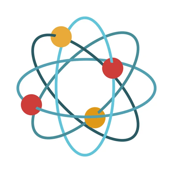 Desenho de átomos isolados — Vetor de Stock