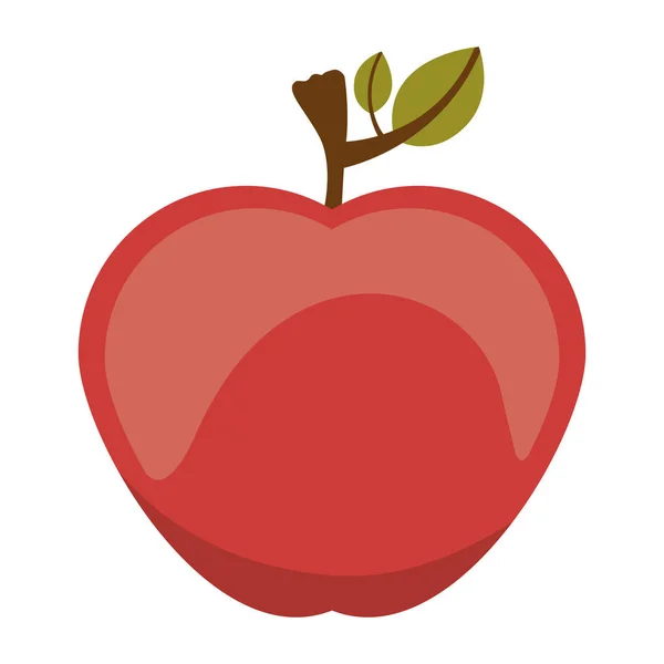 İzole elma meyve tasarım — Stok Vektör