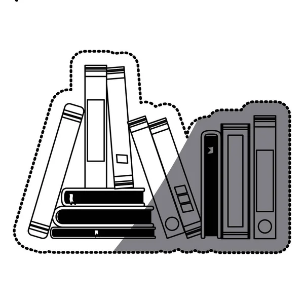 Diseño de libro aislado — Vector de stock