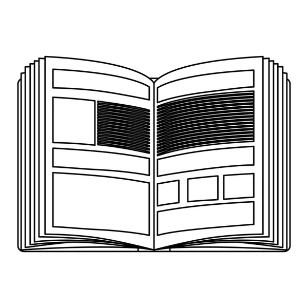 Isolierte Buchgestaltung — Stockvektor