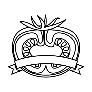 İzole domates tasarım