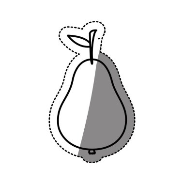 İzole armut tasarım