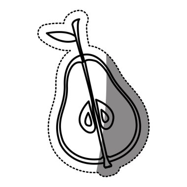 İzole armut tasarım