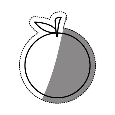 Yalıtılmış turuncu tasarım