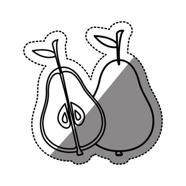 İzole armut tasarım