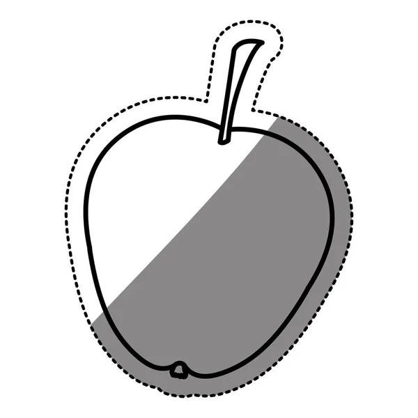Isoliertes Apfeldesign — Stockvektor