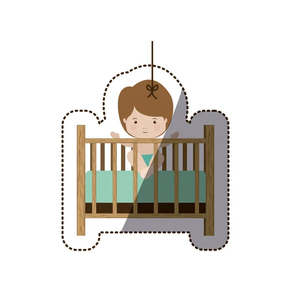 Aislar el diseño de bebé niño — Archivo Imágenes Vectoriales