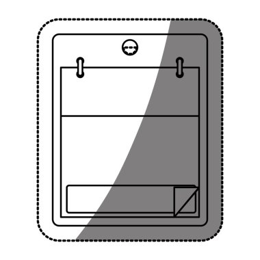 İzole takvim tasarım