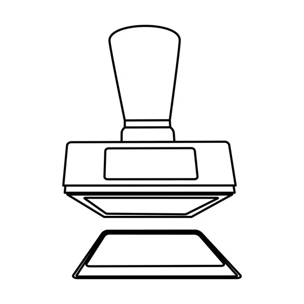 Isolerade gummistämpel design — Stock vektor