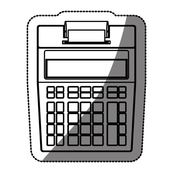 Projeto isolado do dispositivo da calculadora — Vetor de Stock