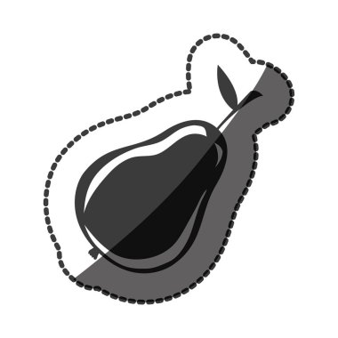 İzole armut tasarım