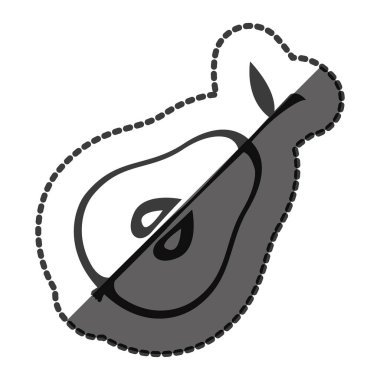 İzole armut tasarım