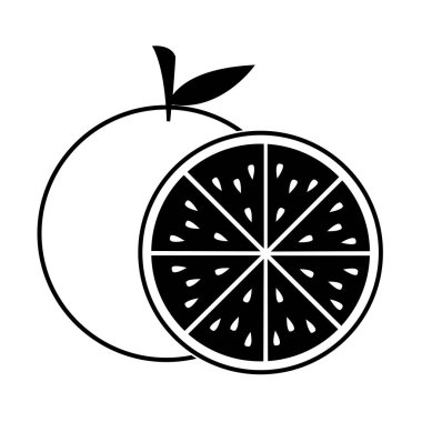 Yalıtılmış turuncu tasarım