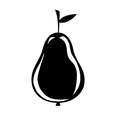 İzole armut tasarım