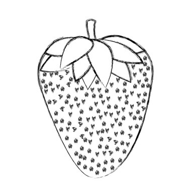 İzole çilek tasarım