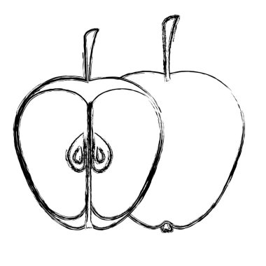 İzole apple tasarım